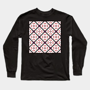 Abstract Art Pattern 019 Long Sleeve T-Shirt